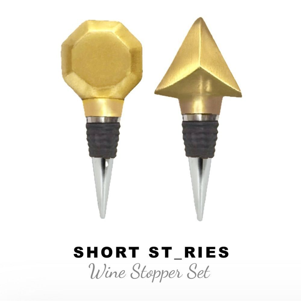 💥🆕💥 Short Stories Geometric Wine Stoppers